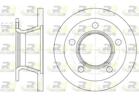 Тормозной диск ROADHOUSE 608200