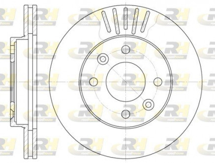 Гальмівний диск ROADHOUSE 608010