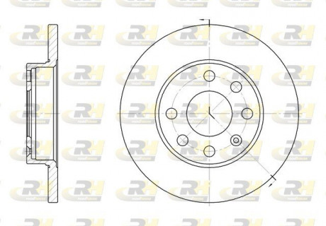 Гальмівний диск ROADHOUSE 605900