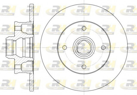 Тормозной диск ROADHOUSE 602400 (фото 1)