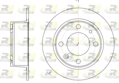 Тормозной диск ROADHOUSE 602100