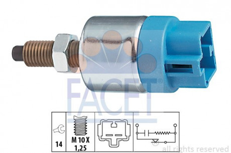 Вмікач сигналу стоп FACET 7.1089