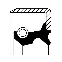 Уплотнительное кольцо CORTECO 19017085