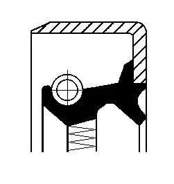 Уплотнительное кольцо CORTECO 12012768