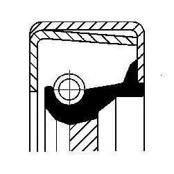 Уплотнительное кольцо CORTECO 12011394