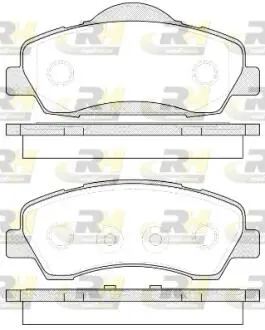 Тормозные колодки, к-кт. ROADHOUSE 2153000