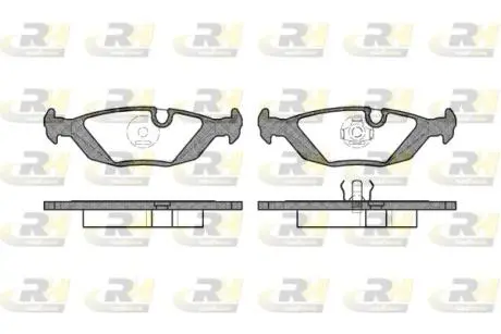Тормозные колодки, к-кт. ROADHOUSE 215510 (фото 1)
