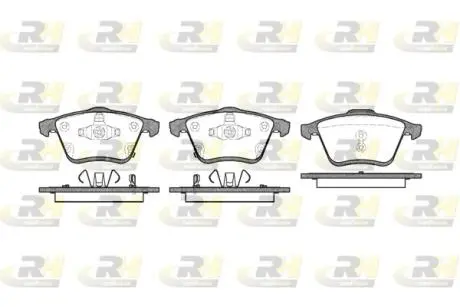 Тормозные колодки, к-кт. ROADHOUSE 2118202