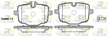 Тормозные колодки, к-кт. ROADHOUSE 2143300
