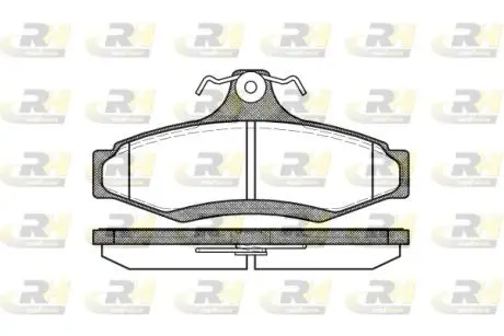 Фото 1 - тормозные колодки, к-кт. ROADHOUSE 264610 Тормозные колодки, к-кт. ROADHOUSE 264610 (фото 1)