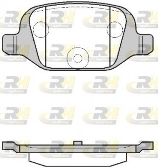 Тормозные колодки, к-кт. ROADHOUSE 272700