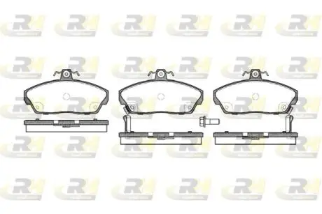 Тормозные колодки, к-кт. ROADHOUSE 233702