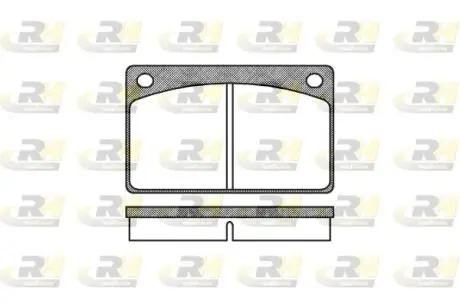 Гальмівні колодки дискові ROADHOUSE 204200