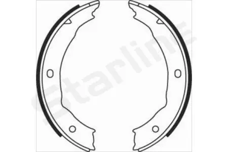 Тормозные колодки к-кт. STARLINE BC 08400