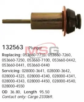 Реле втягивающее стартера CARGO 132563