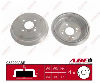 Гальмівний барабан ABE C68009ABE