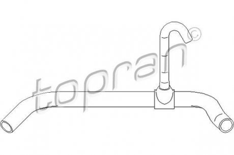 Шланг радиатора TOPRAN Hans Pries / Topran 111799
