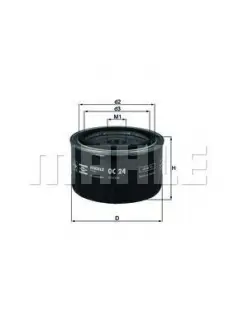 Масляный фильтр Knecht MAHLE KNECHT OC24 (фото 1)