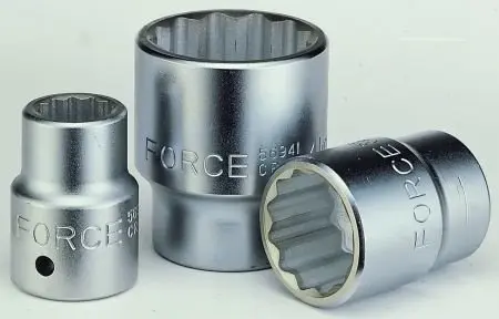 Головка торцевая 34 мм, 12 грамм, 3/4 " FORCE 56934
