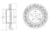 Тормозной диск DELPHI BG4142C