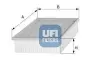 Повітряний фільтр Ufi 30.041.00