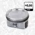 Поршень в комплекті на 1 циліндр, 1-й ремонт (+0,5) ET ENGINETEAM PM005750 (фото 2)