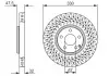 Тормозной диск BOSCH 0986479334 (фото 1)