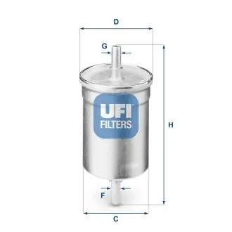 Паливний фільтр UFI 31.710.00