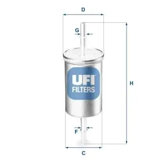 Топливный фильтр UFI 31.769.00