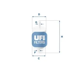 Паливний фільтр UFI 31.010.00