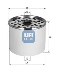 Топливный фильтр UFI 24.361.00 (фото 1)