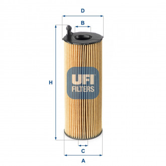 Масляный фильтр UFI 25.168.00