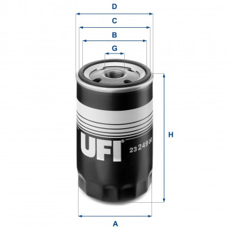 Масляный фильтр UFI 23.249.00