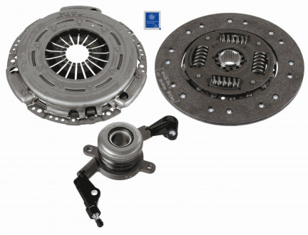 Комплект сцепления (3 in 1 kit) MERCEDES Sprinter "2,2-2,8D" 95-06 SACHS 3 000 990 252 (фото 1)