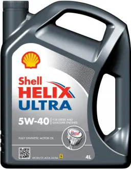 Олива для двигуна SHELL HELIX ULTRA 5W40 4L