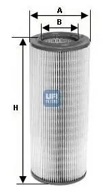 Воздушный фильтр Ufi UFI 27.397.00