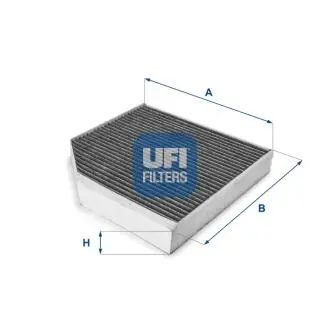 Фільтр, повітря у внутрішній простір UFI 54.222.00