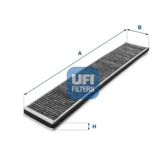 Фільтр салону вугільний UFI 54.121.00