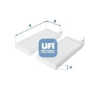 Фільтр, повітря у внутрішній простір UFI 53.164.00