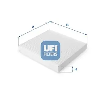 Фільтр, повітря у внутрішній простір UFI 53.123.00
