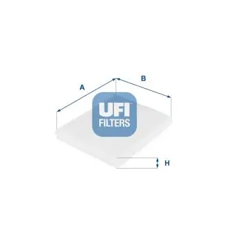 Фільтр, повітря у внутрішній простір UFI 53.043.00