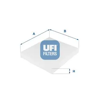 Фільтр, повітря у внутрішній простір UFI 53.031.00