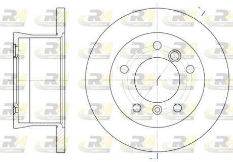 Тормозной диск ROADHOUSE 656600