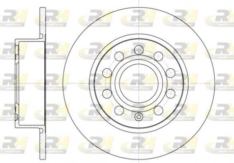 Гальмівний диск ROADHOUSE 664900