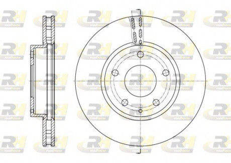Гальмівний диск ROADHOUSE 6157310