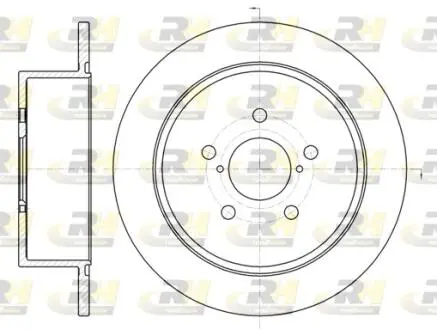 Тормозной диск ROADHOUSE 6130000