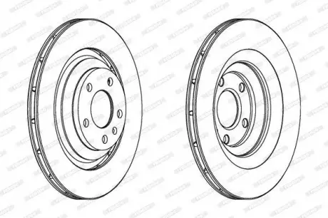 Диск гальмівний FERODO DDF1240C