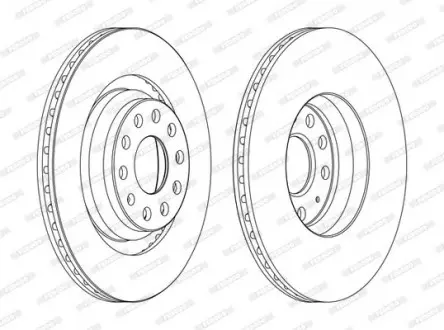 Тормозной диск FERODO DDF1503C