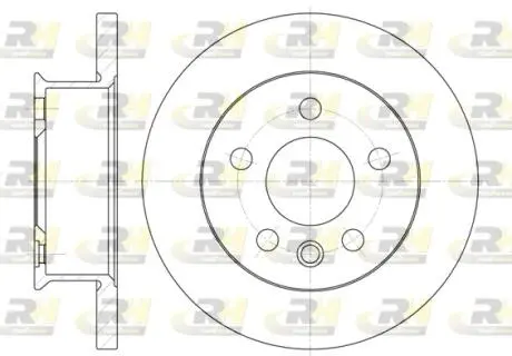 Тормозной диск ROADHOUSE 641400 (фото 1)