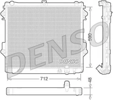 Конденсер DENSO DRM50074